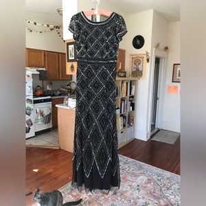 Beaded gown truly exquisite